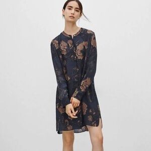 Aritzia - Wilfred - Bossut Floral Silk Dress